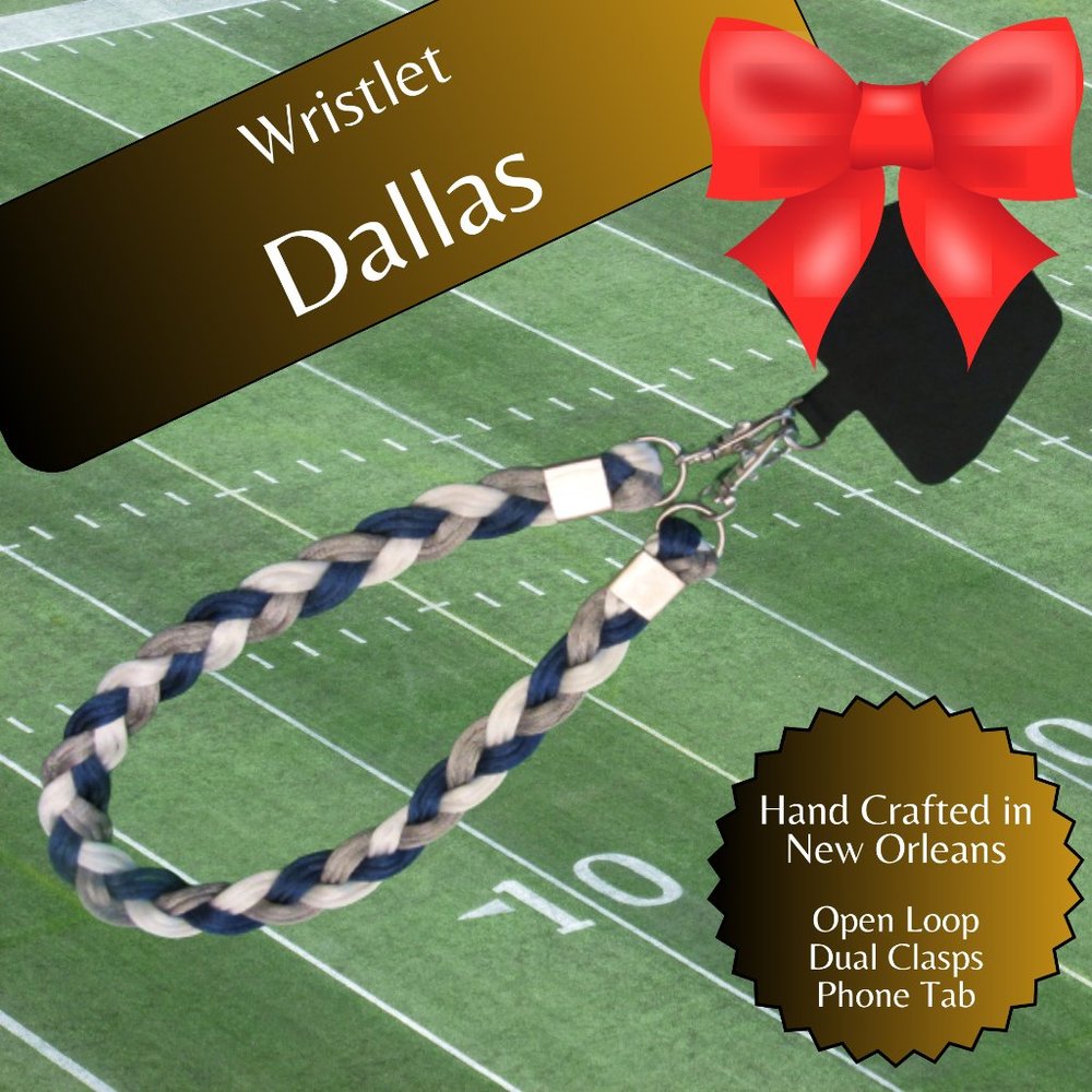Braided Universal Phone Wristlet, Dallas Football, Sports Team Colo…